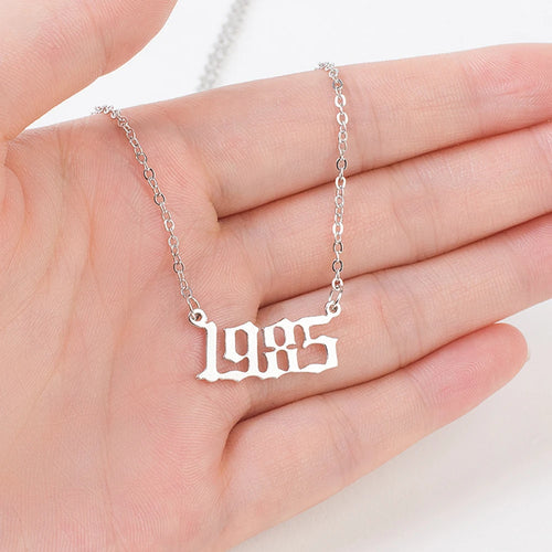 Colgante personalizado con Numero de año