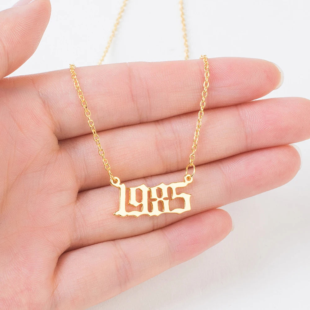 Colgante personalizado con Numero de año