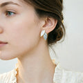 Pendientes forma de hoja